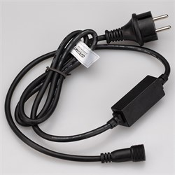 Шнур питания ARD-PRO-FLASH-1.5M Black (230V, 1.6A) (Ardecoled, Закрытый) 025889 - фото 107292