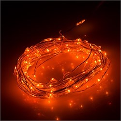 Светодиодная гирлянда ARD-CLASSIC-DEW-5000-CLEAR-100LED-STD Orange (12V, 2.1W) (Ardecoled, IP65) 034760 - фото 112945