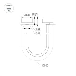 Светильник SP-TROPIC-SURFACE-R18-L10000-110W Day4000 (GD, 360 deg, 230V) (Arlight, IP20 Пластик, 3 года) 043400 - фото 114415
