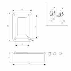 Светильник LGD-TENT-BOLL-H500-9W Warm3000 (GR, 110 deg, 230V) (Arlight, IP65 Металл, 3 года) 029969(2) - фото 114494