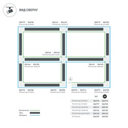 Коннектор угловой LGD-4TR-CON-L-INT-WH (C) (Arlight, IP20 Пластик, 3 года) 024719 - фото 119753