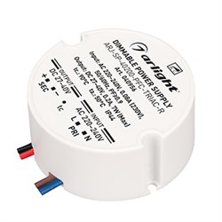 Блок питания ARJ-SP-40200-PFC-TRIAC-R (7W, 27-40V, 200mA) (Arlight, IP44 Пластик, 5 лет) 040956 - фото 129692