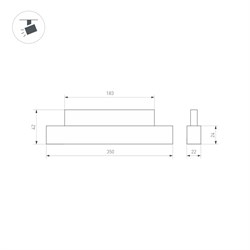 Светильник MAG-ORIENT-FLAT-L350-12W Day4000 (WH, 80 deg, 48V) (Arlight, IP20 Металл, 5 лет) 049590 - фото 138740