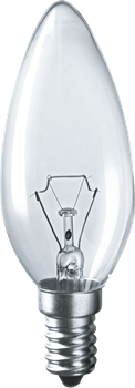 Лампа Navigator 94 303 NI-B-40-230-E14/CL (КНР)  (свеча) 94303 NI-B - фото 145901