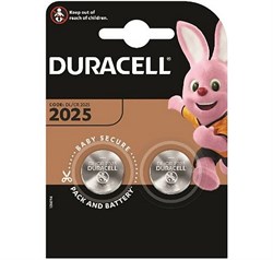 Батарейки DURACELL CR2025 BL2 (блистер 2шт) 5000394045514-1 - фото 146452