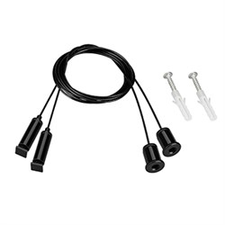 Подвес ARL-S-2x2m Set BLACK (Pad 9x2mm) (Arlight, Металл) 042735 - фото 152378