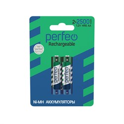 Perfeo AA2500mAh/2BL  Аккумулятор PF AA2500/2BL - фото 166003
