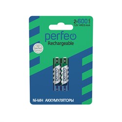 Perfeo AAA600mAh/2BL  Аккумулятор PF AAA600/2BL - фото 166063