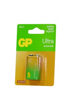 GP Ultra GP1604AUA21-5CRSBC1 G-TECH 6LR61 BL1(блистер 1шт) 19595 - фото 169913