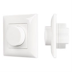 Панель SMART-P14-DIM-P-IN White (230V, 1.5A, 0/1-10V, Rotary, 2.4G) (Arlight, IP20 Пластик, 5 лет) 033010-1 - фото 170333