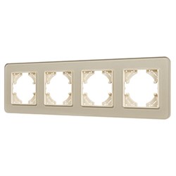 Рамка стеклянная FRM-OMALI-SFGS-4-GD (Arlight, -) 049719 - фото 170504