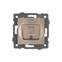 Механизм компьютерной розетки SCT-MPC1-PL-GD-V (RJ-45, CAT6) (Arlight, -) 049849 - фото 170630