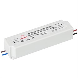 Блок питания ARPV-LV05040-A (5V, 8.0A, 40W) (Arlight, IP67 Пластик, 3 года) 018378-1 - фото 173864