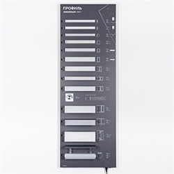 Стенд Профиль Линейный Свет LUX-E10-1760x600mm (DB 3мм, пленка, подсветка) (Arlight, -) 000900(1) - фото 175249
