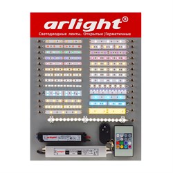 Стенд-мини 30х40 светодиодных лент 220В (Arlight, -) 017105-1 - фото 175381
