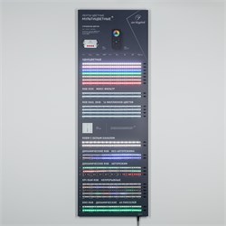 Стенд Ленты Мультицветные RGB RT-LUX-E4-1760x600mm (v.2, DB 3мм, пленка, подсветка) (Arlight, -) 000908 - фото 175419
