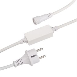 Шнур питания ARD-PRO-STD-1.5M White (230V, 1.6A) (Ardecoled, Закрытый) 025887-2 - фото 181116