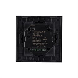 Панель Sens SR-2820B-AC-RF-IN Black (220V,RGBW,1 зона) (Arlight, IP20 Пластик, 3 года) 021037-1 - фото 181286