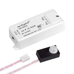 Датчик SR-8004 black (220V, 500W, PIR-Sensor) (Arlight, -) 020864-1 - фото 181496