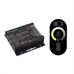 Контроллер ARL-4022-OVAL-MIX Black (12-24V, 2x10A, ПДУ, RF) (Arlight, IP20 Металл, 3 года) 027155-1 - фото 181551