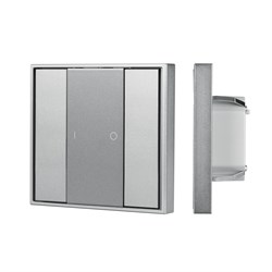 INTELLIGENT ARLIGHT Кнопочная панель DALI-201-23-1G-DIM-DT6-IN Silver (BUS, Frame) (IARL, IP20 Металл, 3 года) 048181 - фото 181714