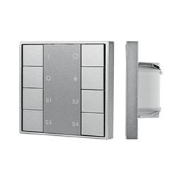 INTELLIGENT ARLIGHT Кнопочная панель DALI-201-23-1G-4SC-DIM-DT6-IN Silver (BUS, Frame) (IARL, IP20 Металл, 3 года) 048187 - фото 181721