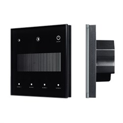 INTELLIGENT ARLIGHT Сенсорная панель SMART-DALI-301-11-1G-4SC-DIM-IN Black (BUS/24V, Touch, 2.4G) (IARL, IP20 Пластик, 5 лет) 046547 - фото 181788