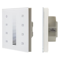 INTELLIGENT ARLIGHT Сенсорная панель DALI-901-11-ADDR-3SC-DIM-DT6-IN White (BUS) (IARL, IP20 Пластик, 3 года) 037190-3 - фото 181798