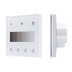 INTELLIGENT ARLIGHT Сенсорная панель SMART-DALI-301-11-1G-4SC-DIM-IN White (BUS/24V, Touch, 2.4G) (IARL, IP20 Пластик, 5 лет) 046549 - фото 181801