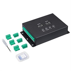 Контроллер DMX K-5000 (220V, SD-card, 5x512) (Arlight, IP20 Металл, 1 год) 024323-1 - фото 181935