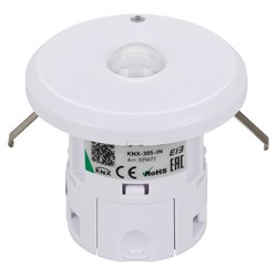 INTELLIGENT ARLIGHT Датчик движения KNX-305-IN (BUS, 5m*10m) (IARL, IP20 Пластик, 2 года) 025672-3 - фото 182051