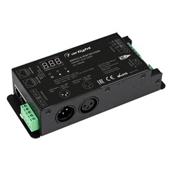Декодер SMART-K56-DMX (230V, 3x1.5A, XLR3, 2.4G) (Arlight, IP20 Металл, 5 лет) 028450-1 - фото 182202