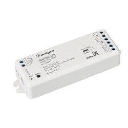 Контроллер SMART-K31-CDW (12-24V, 2x5A, 2.4G) (Arlight, IP20 Пластик, 5 лет) 028292-1 - фото 182228