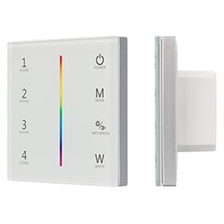 Панель Sens SMART-P22-RGBW White (12-24V, 4x3A, 2.4G) (Arlight, IP20 Пластик, 5 лет) 025168-1 - фото 182391