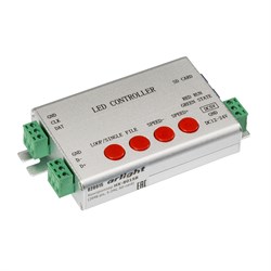 Контроллер HX-801SB (2048 pix, 5-24V, SD-card) (Arlight, -) 020915-1 - фото 182531