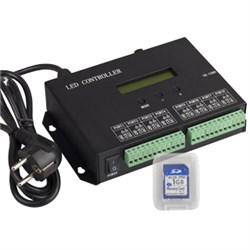 Контроллер HX-803SA DMX (8192 pix, 220V, SD-карта) (Arlight, -) 019859-1 - фото 182536