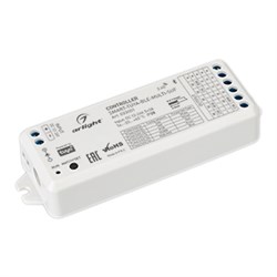 Контроллер SMART-TUYA-BLE-MULTI-SUF (12-24V, 5x3A, RGB-MIX, 2.4G) (Arlight, IP20 Пластик, 5 лет) 033001-1 - фото 182640