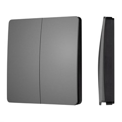 INTELLIGENT ARLIGHT Кнопочная панель KINETIC-801-22-2G-WP-SUF Grey (No battery, IP67, 433Mhz) (IARL, IP67 Пластик, 3 года) 051679-1 - фото 182674