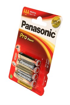 Panasonic Pro Power LR03PPG/4BP LR03 BL4(блистер 4шт) 08727 - фото 183263
