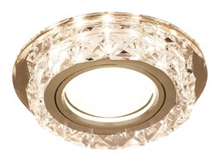 Светильник Gauss Backlight BL039 Кругл. Кристалл/Хром, Gu5.3, LED 2700K 1/40 BL039 - фото 37955