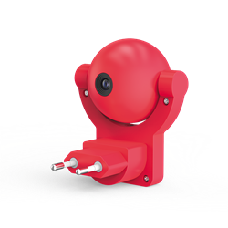 Светильник розеточный с фиксированной проекцией и датчиком освещённости,  0,5W, розовый 1/100 DIY0032 - фото 38047