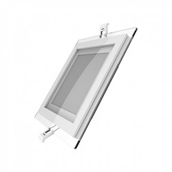 Светильник Gauss Glass кв 6W 490lm 4000K 220-240V IP20 монт ?70х70 100*100*35 с дек стеклом LED 1/40 948111206 - фото 38561