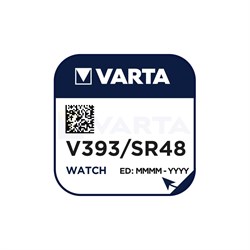 Батарейки серебряно-цинковые VARTA V393 - (блистер 1шт) 4008496245819 - фото 59150