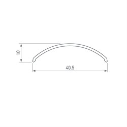 Экран ARH-KANT-H30-2000 Round Clear-PM (arlight, Пластик) 016583 - фото 61369