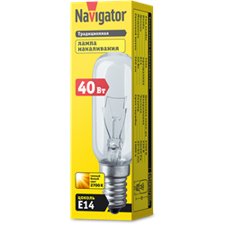 Лампа Navigator 61 206 NI-T25L-40-230-E14-CL 61206-1 - фото 70035