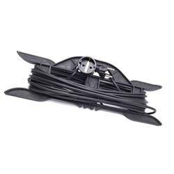 Удлинители STEKKER HM02-01-10, серия Home, цвет черный, длина 10 м, количество розеток 1, -, сечение 39223 - фото 76749