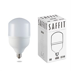 Лампа светодиодная SAFFIT SBHP1070, колба (промышленная), 70W 230V E27-E40 4000К (белый), рассеивате 55098 - фото 76976