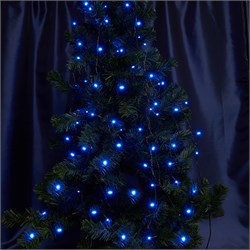 Гирлянда линейная FERON CL02, 20LED, (синий), настраивается контроллером, 2м+1,5м зеленый шнур, расс 32286 - фото 77489