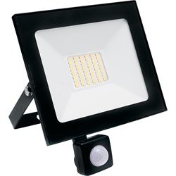 Светодиодный прожектор SAFFIT с выносным датчиком SFL80-50 IP65 50W 6400K черный  29524 - фото 79465