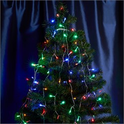 Гирлянда 230V 140 LED 7*2м, мульти, IP20, шнур 1,5м , CL90 32370 - фото 80432